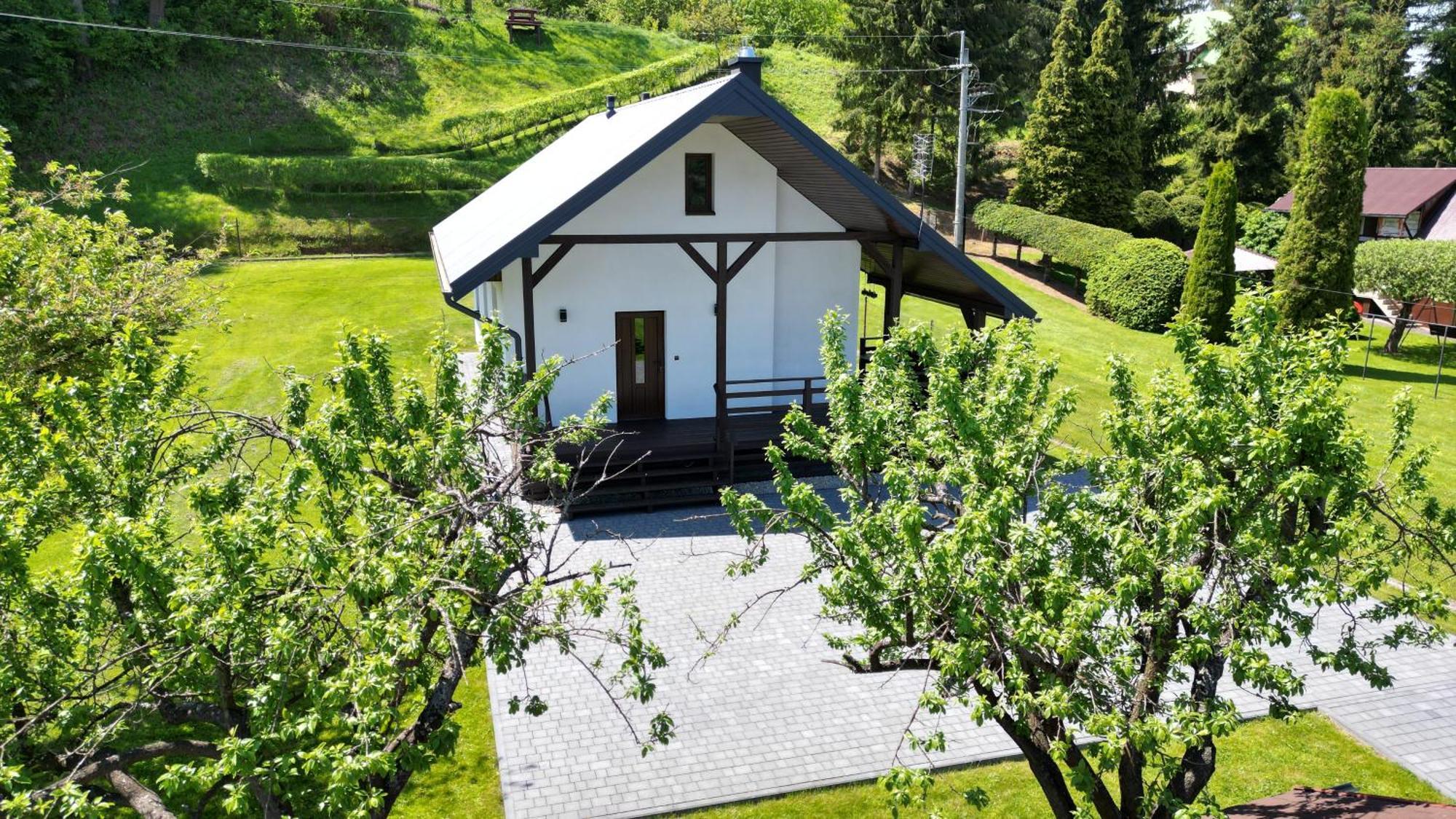 Dom Przy Gorce Villa Lesko Kültér fotó